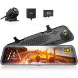 Wolfbox Mirror Dash & Backup Camera